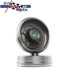 2x BREMSTROMMEL MIT RADLAGER VORMONTIERT EINGEPRESST HINTEN FÜR DACIA RENAULT