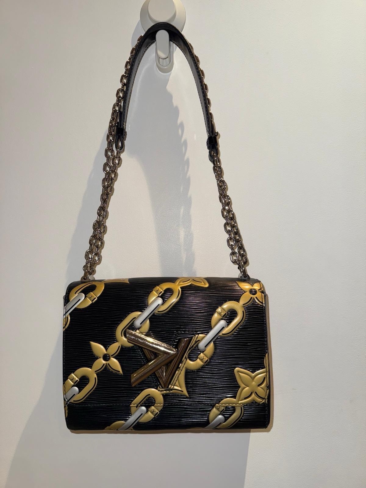 Louis Vuitton Twist MM Epi Leather Bag – Limited Edition Chain Print