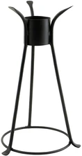 GBS-14 Trestle II Gazing Globe Ball Stand, 13 1/2-In H, Black