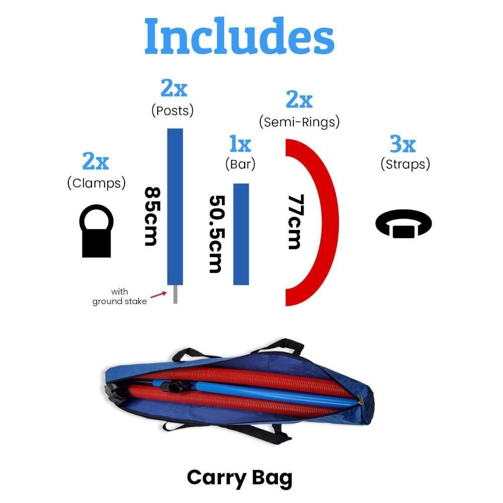Ensemble Agility MaxxPro pour chien avec 4 obstacles bleus neufs
