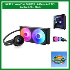 Kraken Plus 240 RGB - 240mm AIO CPU Cooler, LCD - Black
