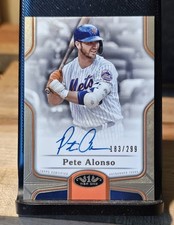 2020 Topps Tier One - Breakout Autographs Pete Alonso #BOA-PA /299 (AU)