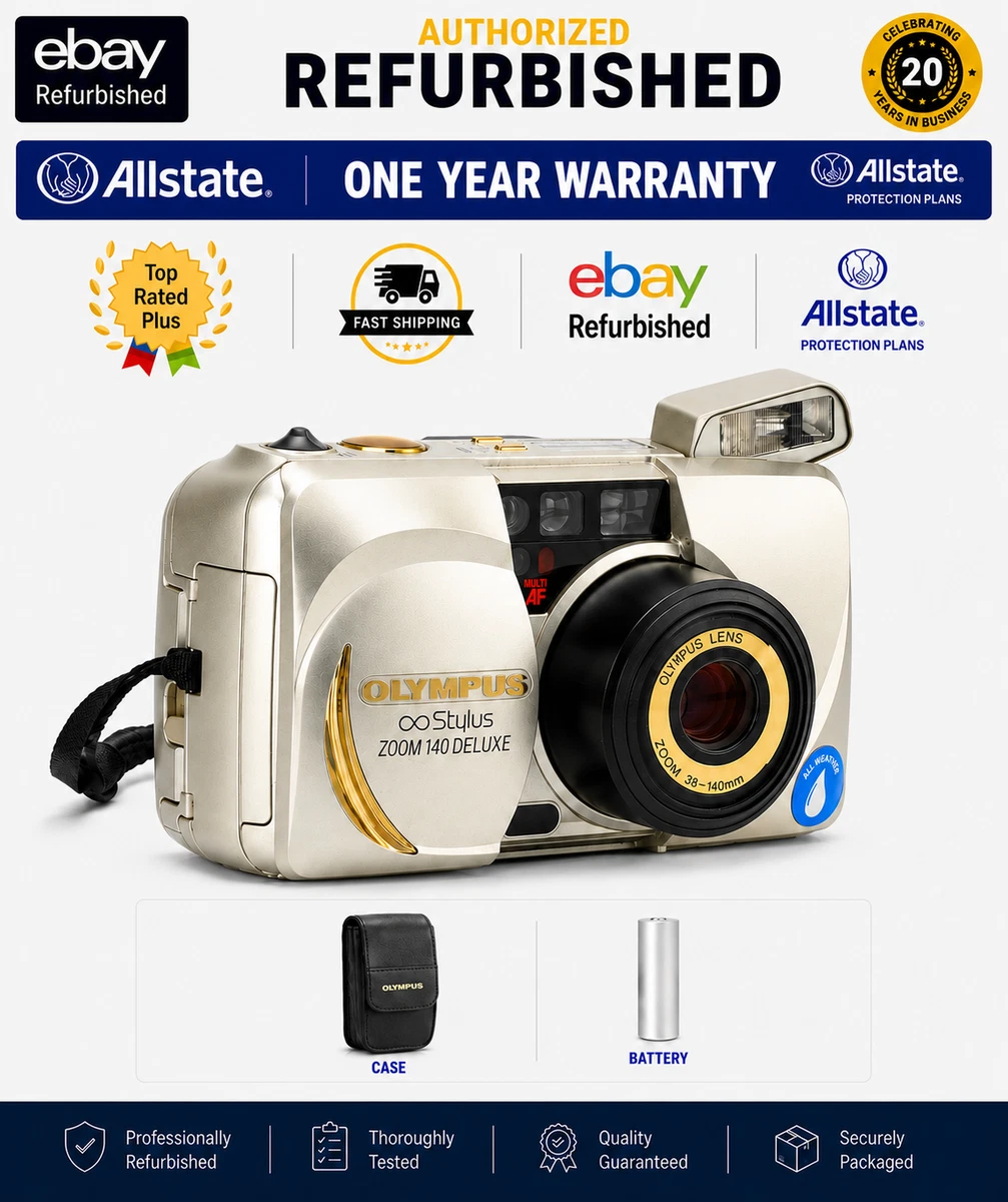 Preços baixos em Olympus Stylus Zoom 140 câmeras de Filme | eBay