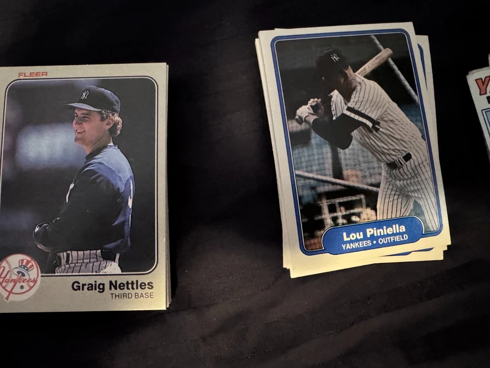 New York Yankees baseball cards 1970s - 1990s Lot - Image 4 of 4