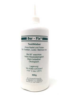 Ber-Fix  Stoffkleber Textilkleber waschmaschinenfest transparent kochfest bis 95