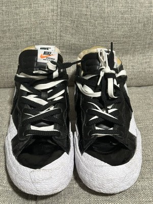 Size 9.5- Nike sacai x Blazer Low Black Patent
