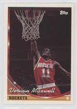 1993-94 Topps Inside Stuff Promo Sheets Singles Vernon Maxwell #140 x1r