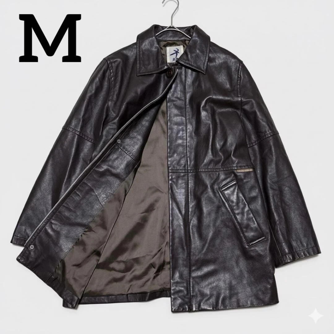 ISSEY MIYAKE Leather Outer Shell Coats, Jackets & Vests for Men ISSEY MIYAKE Leather Outer Shell Coats, Jackets & Vests for Men