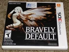 NINTENDO 3DS BRAVELY DEFAULT GAME COMPLTE IN CASE