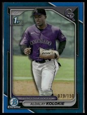 2024 Bowman Chrome #BCP-173 Aldalay Kolokie Prospects Blue Refractors #/150