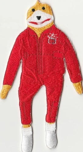 SWISS AIR FORCE Patrouille Suisse Maskottchen 120mmX65mm Stoff limit.