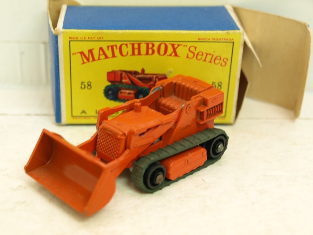 Matchbox 58b, Drott Excavator - Free Price Guide & Review
