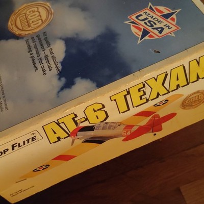 Top Flite AT-6 Texan Airplane Kit Unassembled Made in USA Red/Yellow/White