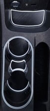 cup holders x4 console frozen white for ford Fiesta mk7.5 st stline zetec zs