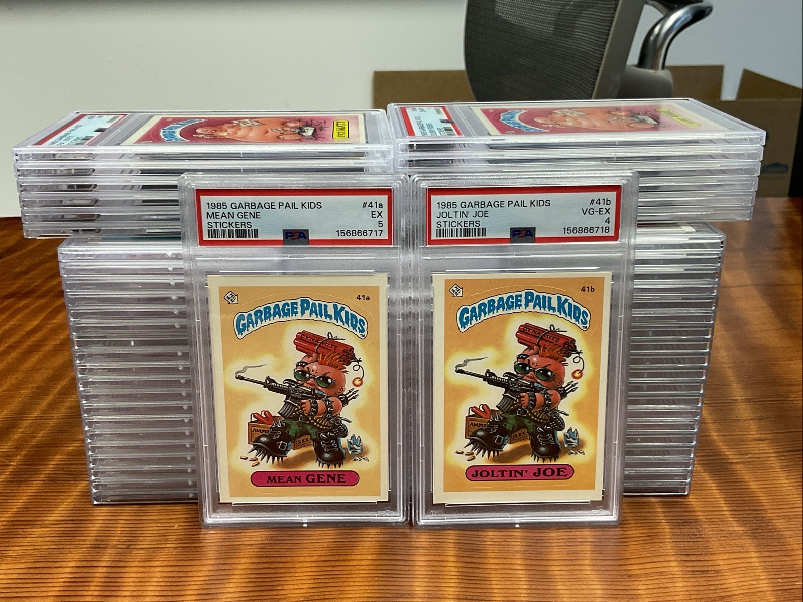 garbage pail kids series 1 1985 psa - Each Pair Is 60 Dollars view 7
