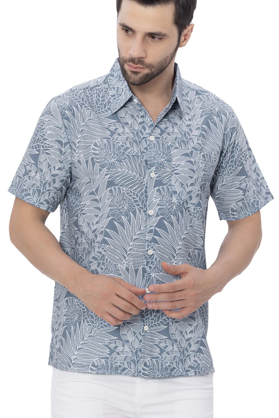 HAPPY BAY Men's Hawaiian Short Sleeve Button Down Shirt Mens Casual Shirts