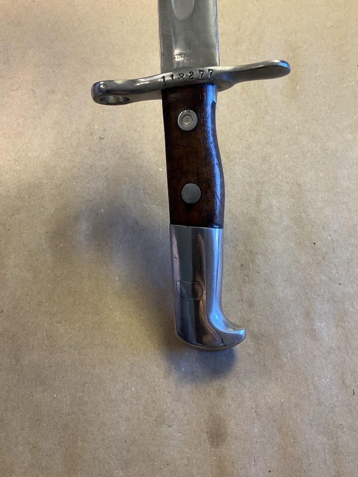 Swiss M1906 Schmidt Rubin Sawback Bayonet 