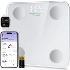 Ovutek Smart Scale for Body Weight, Digital Bathroom Scale BMI Weighing Body ...