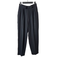 Vintage Norton McNaughton High Waist Pleated Tapered Dress Pants Career Black