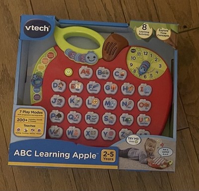 V Tech Alphabet Apple ABC Learning Toy New In Box Ages 2-5 Years Old