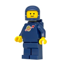 LEGO Dark Blue Classic Spaceman Minifigure w/ Tanks BAM Space Navy - NEW