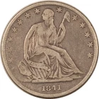 1841-O SEATED LIBERTY HALF DOLLAR - PLEASING CIRCULATED EXAMPLE! BETTER DATE!