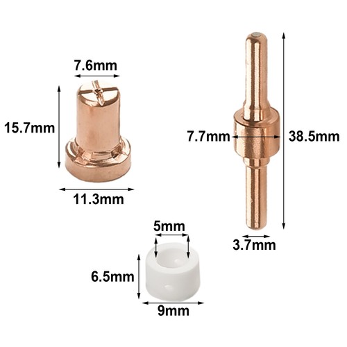 High Performance Plasma Cutting Nozzle Tips for LG40 PT31 Torch CUT40 - Zdjęcie 3 z 12