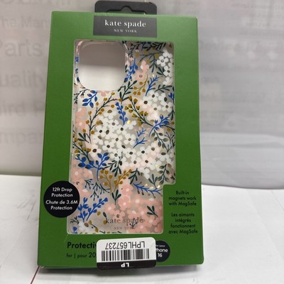 Kate Spade New York Protective Case for iPhone 16  Mag Safe Floral Medley NEW