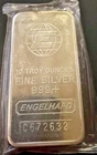 10 Troy Ounce Engelhard .999 Fine Silver Bar C672632