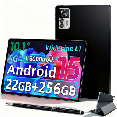 2025 Neues Android 15 Tablet 22+256GB WIFI 8000mAh 10'' Wireless Screen Mirroring