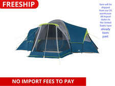 Ozark Trail 10-Person Dome Tent with Screen Porch – 3-Room Family Camping Tent