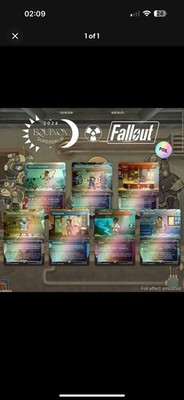 Magic the Gathering (MTG) Secret Lair x Fallout: S.P.E.C.I.A.L + foil