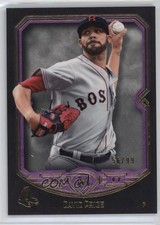 2017 Topps Museum Collection Amethyst Purple 56/99 David Price #44 05ks