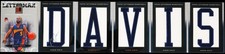 2007/08 Topps Letterman Basketball Baron Davis Name Booklet Patch Auto #10/19