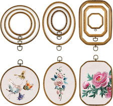 9 Pcs Large Embroidery Hoop Embroidery Frame Set