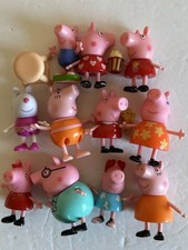 Peppa Pig Lot 11 Different Figures - Adults Kids  Friends Accessories