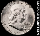 1948-D Silver Franklin Half Dollar - FBL - Choice Gem Brilliant Unc+++  #K791