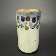 Vintage Signed Ken Edwards Tonala Pottery Shot Glass Mexico