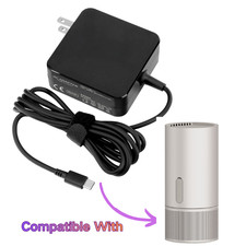 65W USB C Power Adapter Charger for XGIMI MoGo 3 Pro Outdoor Projector