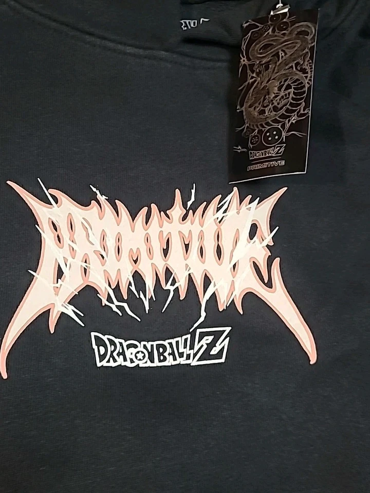 Dragon BallZ - Super Buu Heavyweight Primitive Skatewear Sudadera con Capucha Negra Para Hombre XL Foto 4 de 4