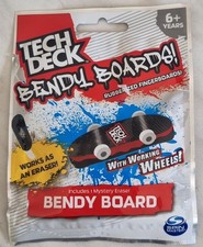 Tech Deck - Bendy Boards - Rubberized Fingerboards - Single Pack Mystery Design