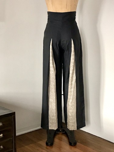 Xiao Studio Linen High Waist Woven Silk Pants,Manoogian, Maryam Nassir Zadeh M/L - Picture 7 of 8