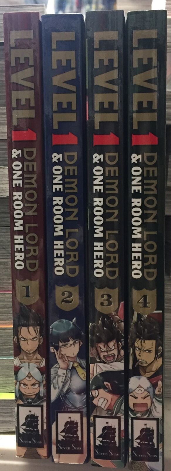 Level 1 Demon Lord & One Room Hero 1-4 Manga English New 10