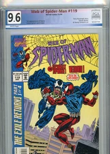 Web of Spider-Man #119 (1995) | 9.6 NM+ | 1st KAINE Scarlet | Venom & Scream App