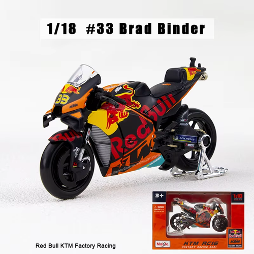 Maisto 1:18 Ducati Bagnaia Moto GP Champion Alloy Motorcycle Model Toy - Picture 17 of 34
