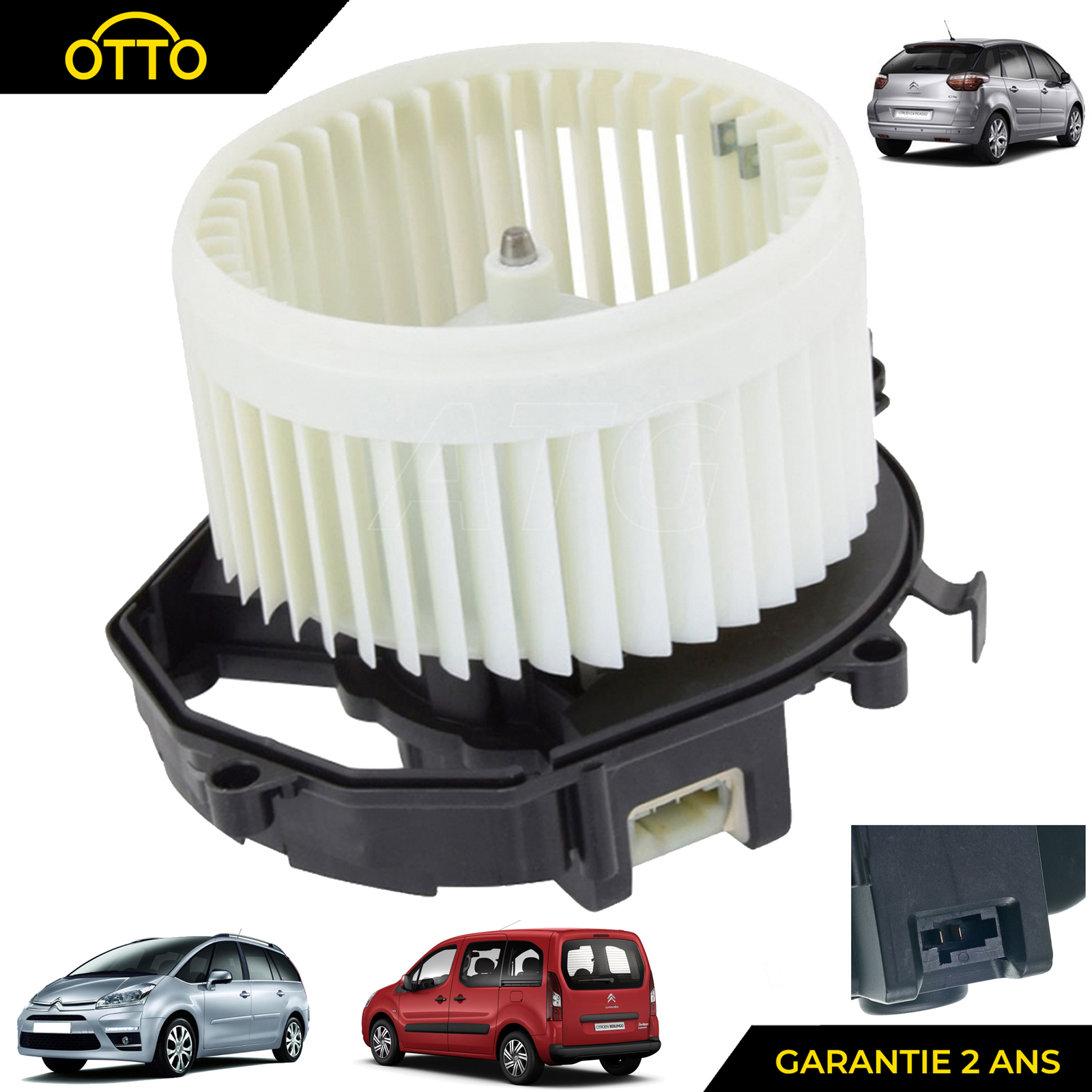 Brasseur d'air de rechange pour climatisation C4 Grand Picasso I et Partner après 2008