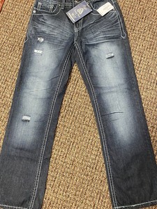 antique rivet mens denim jeans