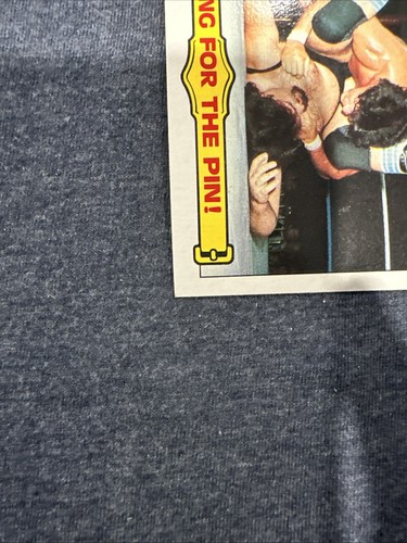 1985 Topps WWF - #52 Tito Santana - Picture 10 of 10