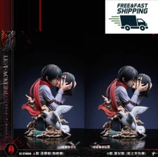 LC Studio Attack on Titan Eren Mikasa Bust Resin Statue In Stock H21.8cm Anime