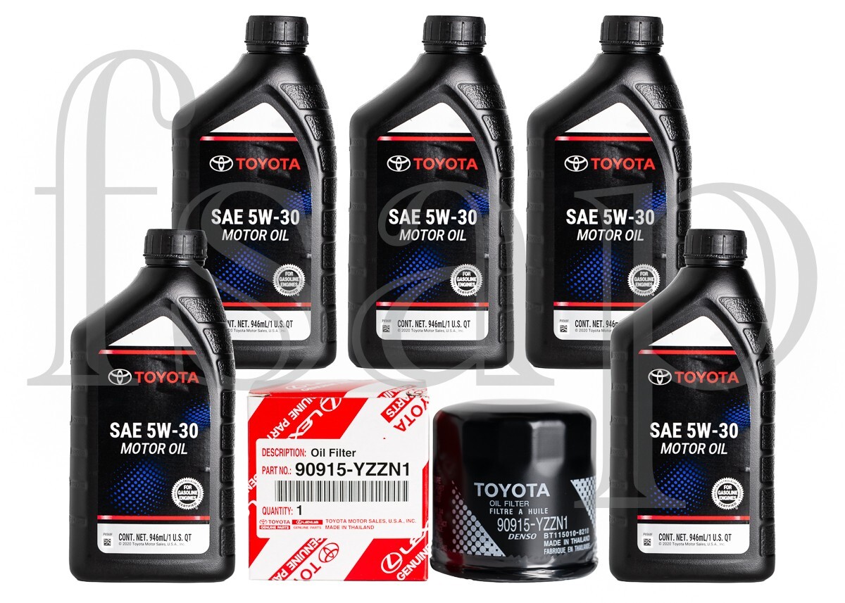 Genuine Toyota oil change kit for 2004-2006 Scion xA 1.5L L4